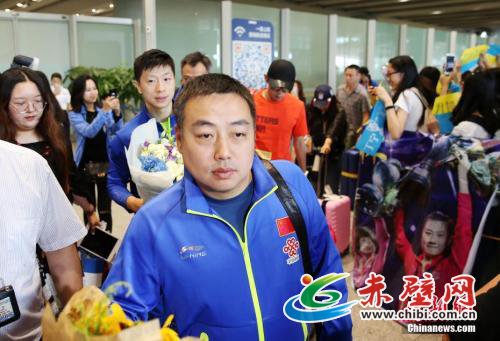 资料图:刘国梁。 记者 卞正锋 摄 资料图:刘国梁。 记者 卞正锋 摄