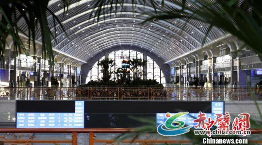 图为新建牡丹江站。(张秀峰摄) 图为新建牡丹江站。(张秀峰摄)
