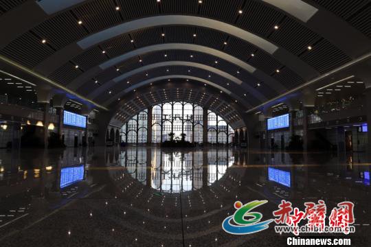 图为新建牡丹江站。(张秀峰摄) 图为新建牡丹江站。(张秀峰摄)