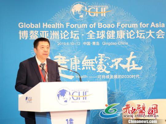 中国医师协会秘书长李松林致辞。 钟欣 摄 中国医师协会秘书长李松林致辞。 钟欣 摄