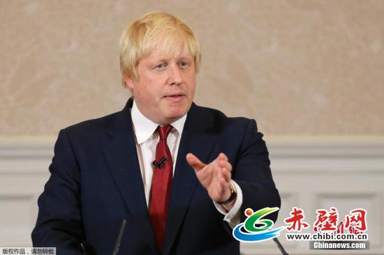 资料图:英国前外相鲍里斯·约翰逊。 资料图:英国前外相鲍里斯·约翰逊。