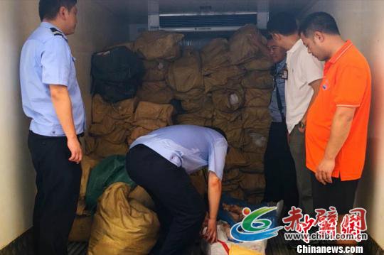 图为涉案冻品仓库 杨祖涛 摄 图为涉案冻品仓库 杨祖涛 摄
